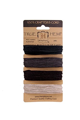 Hemptique 20 kg, mittlere StÃÂärke, Hanf, 4-er Set, Design Birds of a Feather, Mehrfarbig